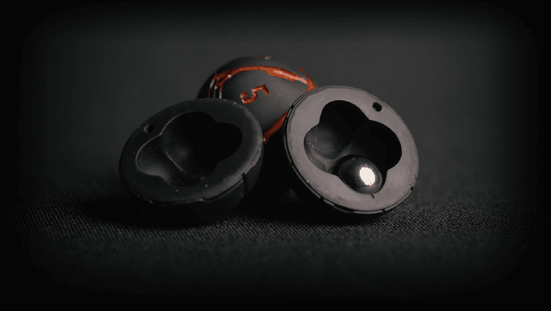 Inside an Orbidice: the two shells and the steel core